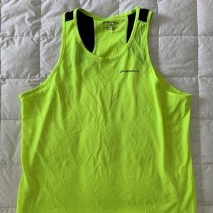 Brooks Running Tank - Sz Large- High Vis Yellow
